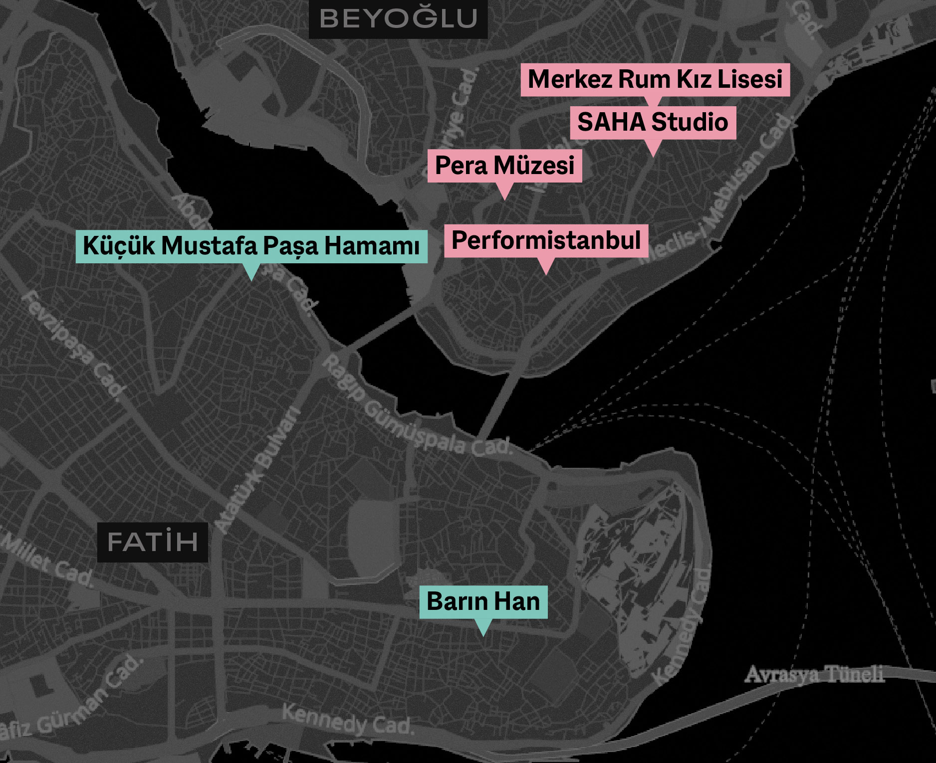 Şehrin farklı mahalleleri 17. İstanbul Bienali'ne ev sahipliği yapıyor